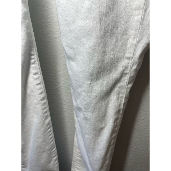 J Crew Maternity Jeans Toothpick Skinny White 24 Ankle Style A1633 - Picture 5 of 5